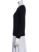 Giorgio Armani Bateau Neckline Long Sleeve Top
