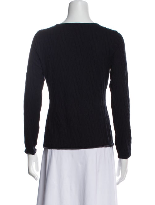 Giorgio Armani Bateau Neckline Long Sleeve Top