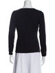 Giorgio Armani Bateau Neckline Long Sleeve Top