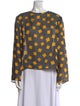 Giorgio Armani Linen Printed Blouse
