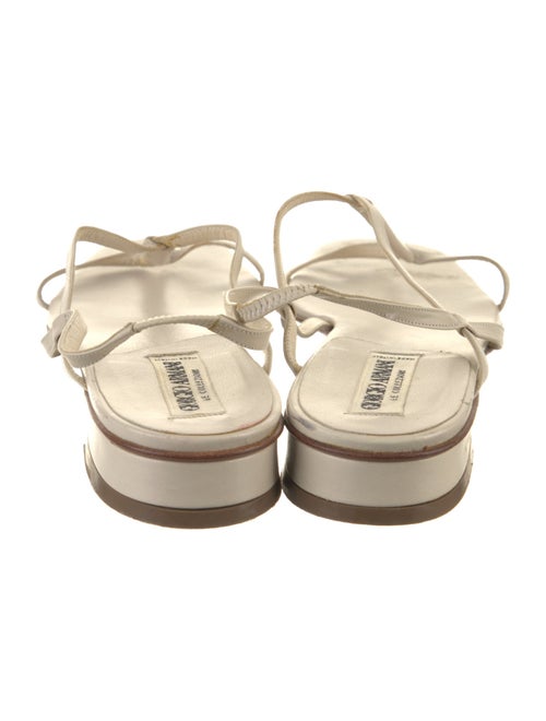 Giorgio Armani Suede Slingback Sandals