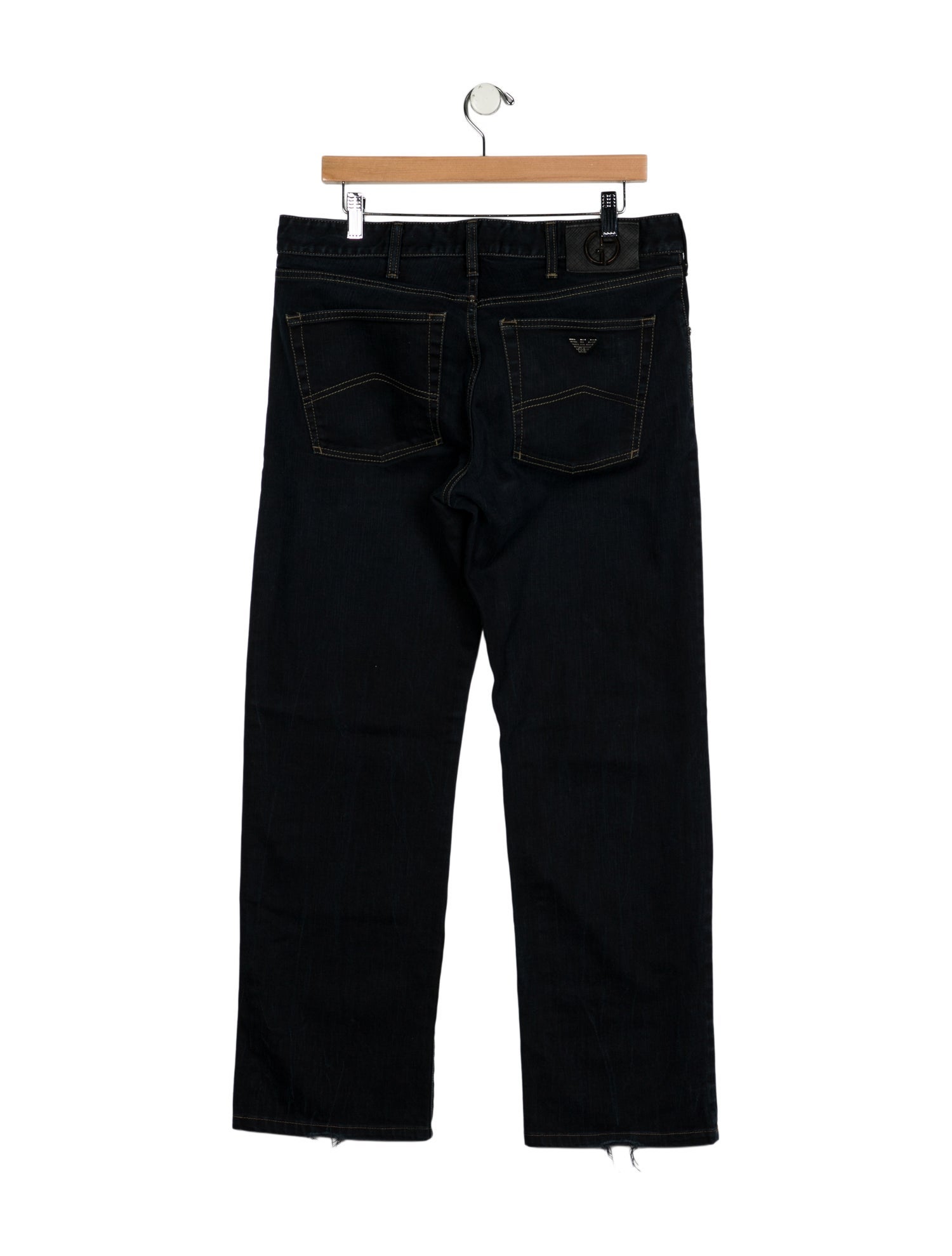 Giorgio Armani Mid-Rise Wide Leg Jeans