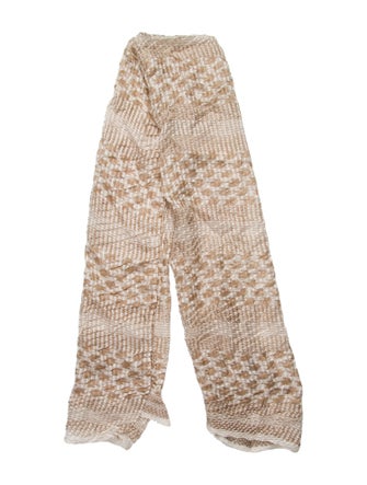 Giorgio Armani Silk Floral Print Scarf