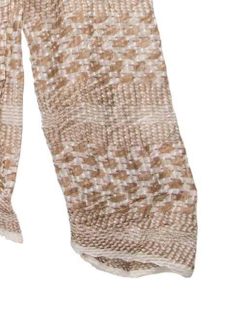 Giorgio Armani Silk Floral Print Scarf