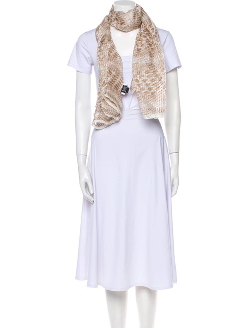 Giorgio Armani Silk Floral Print Scarf