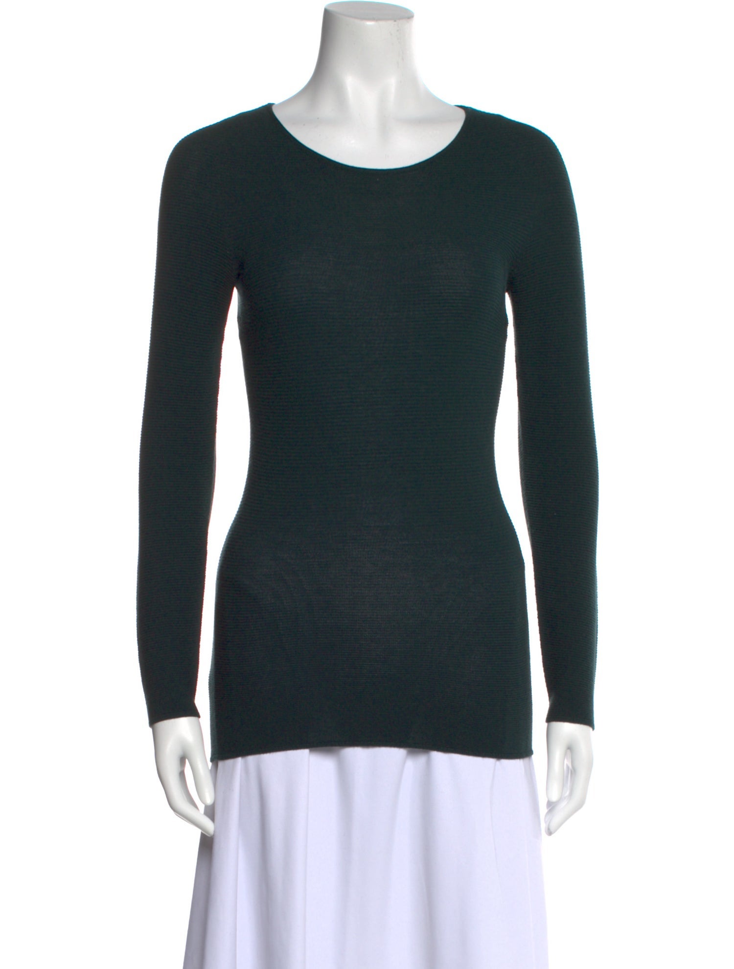 Giorgio Armani Scoop Neck Long Sleeve T-Shirt