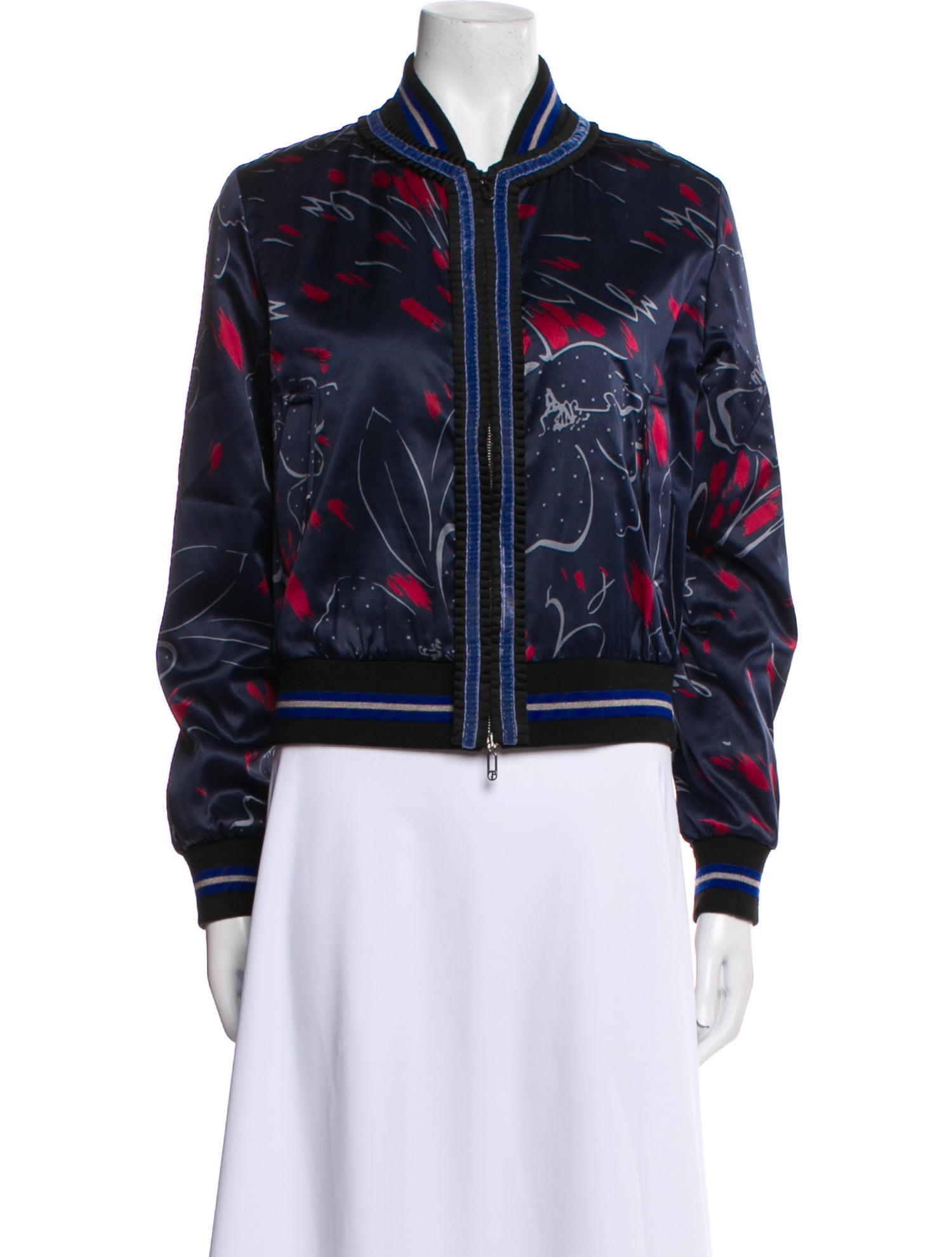 Giorgio Armani Printed Bomber Jacket