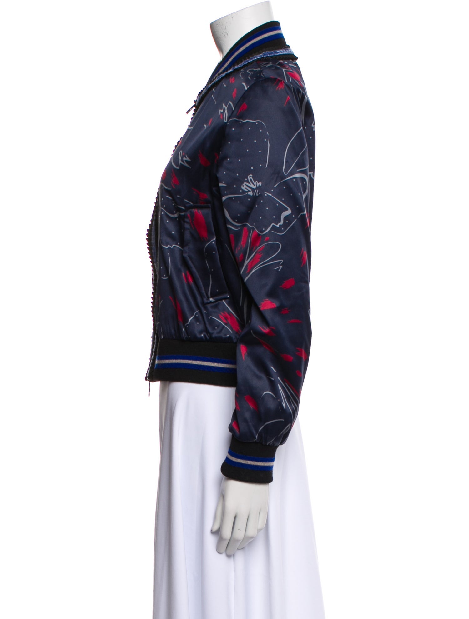 Giorgio Armani Printed Bomber Jacket