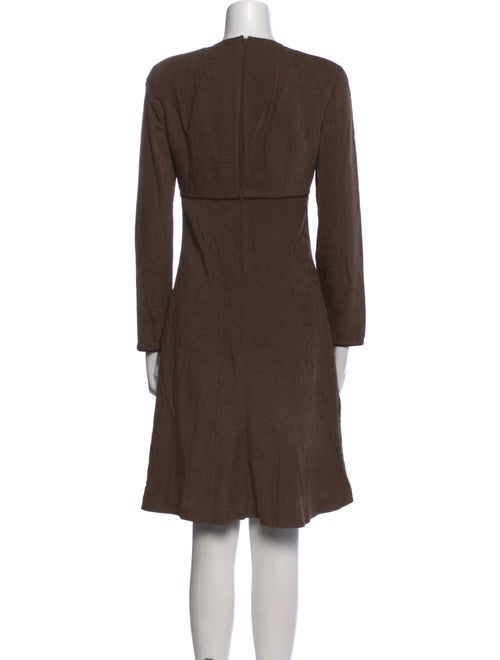 Giorgio Armani Crew Neck Knee-Length Dress