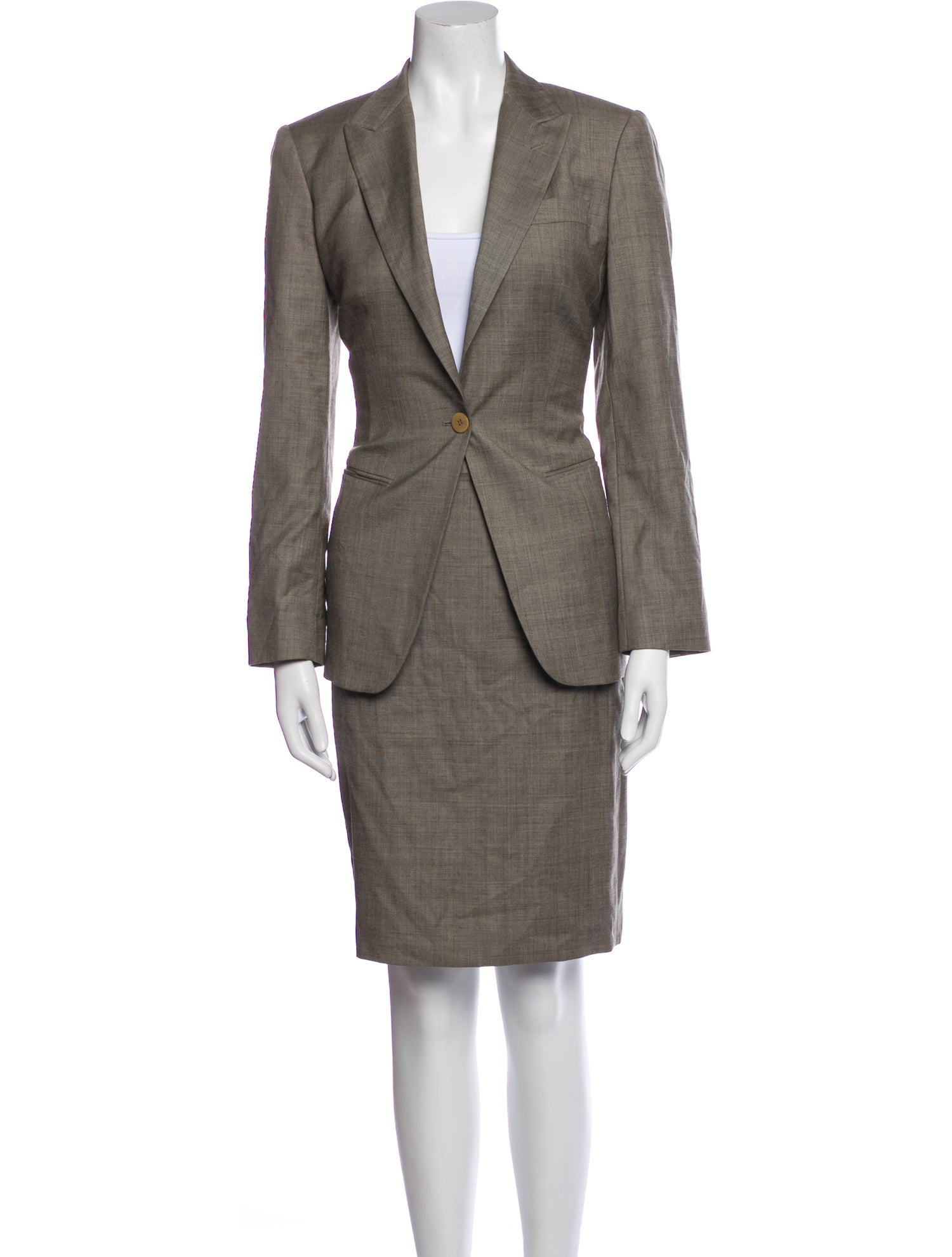 Giorgio Armani Wool Skirt Suit