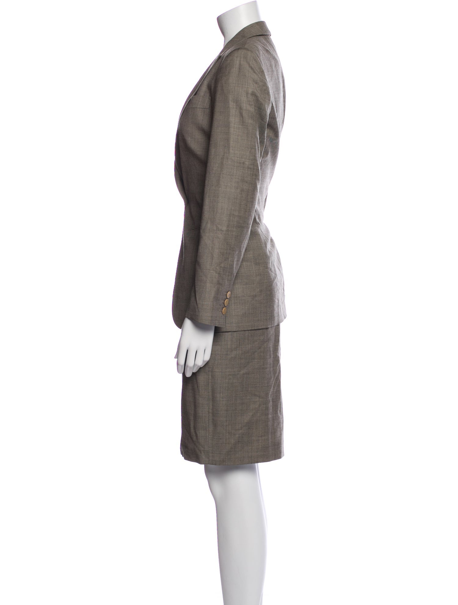 Giorgio Armani Wool Skirt Suit