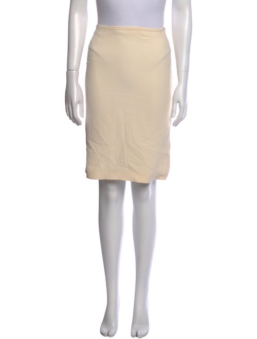 Giorgio Armani Linen Knee-Length Skirt