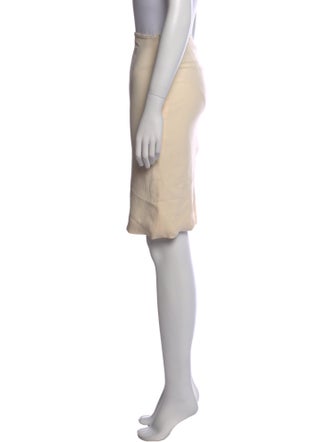 Giorgio Armani Linen Knee-Length Skirt