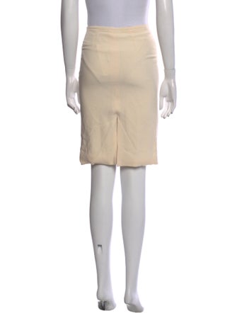 Giorgio Armani Linen Knee-Length Skirt
