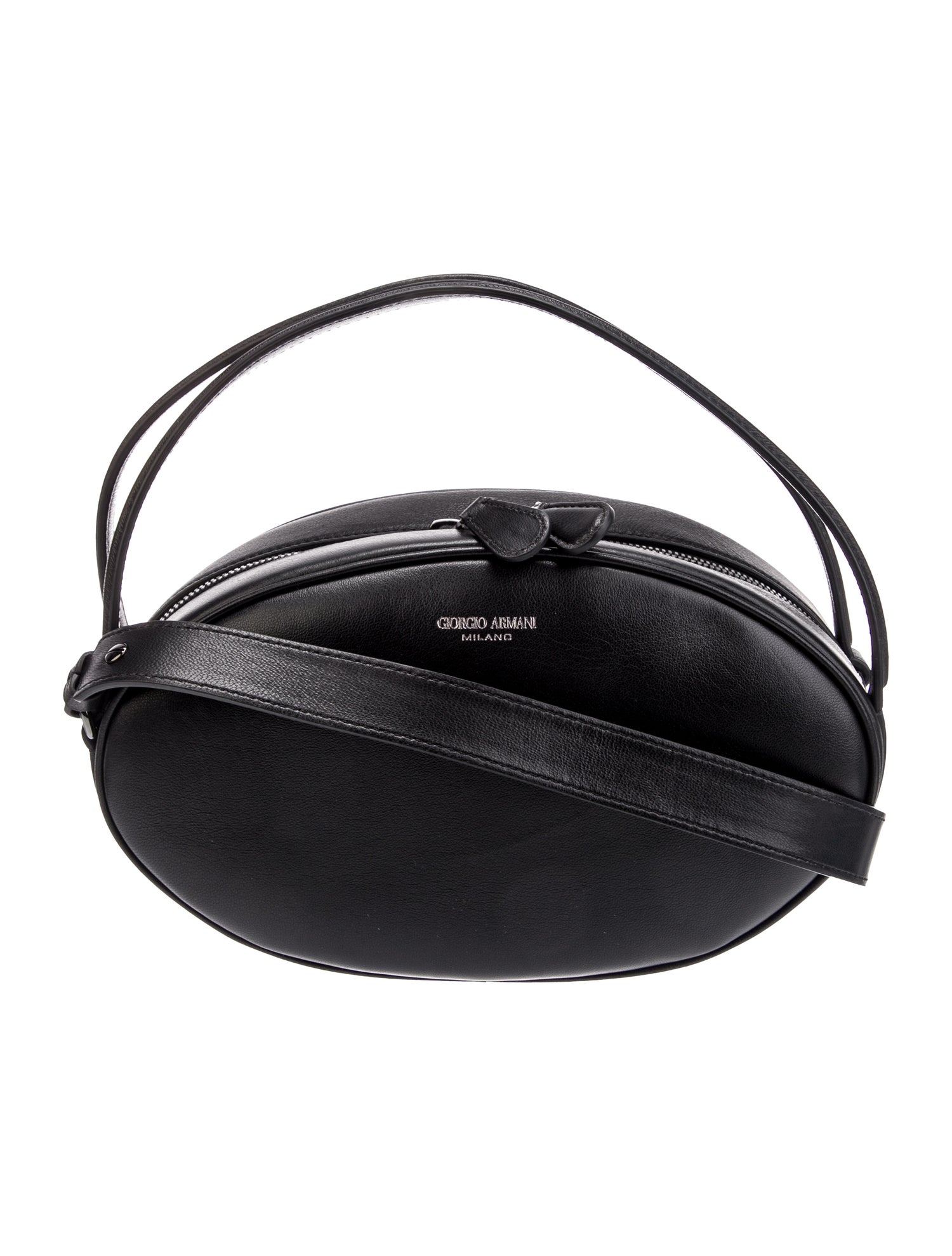 Giorgio Armani Leather Top Handle Bag w/ Tags