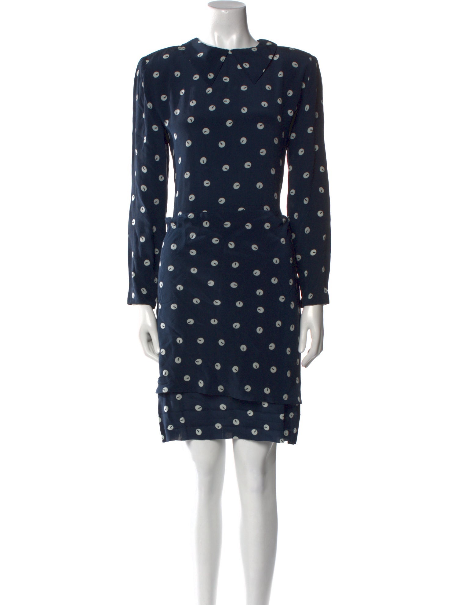 Giorgio Armani Silk Knee-Length Dress