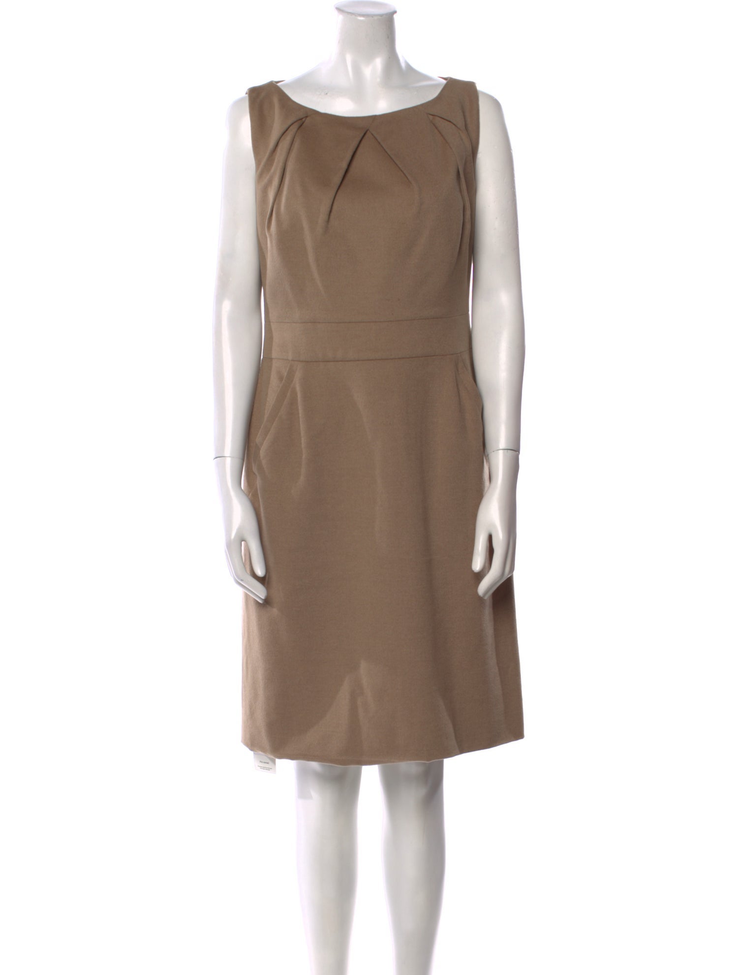 Giorgio Armani Virgin Wool Knee-Length Dress