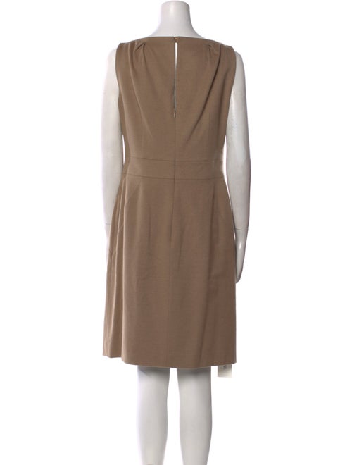 Giorgio Armani Virgin Wool Knee-Length Dress
