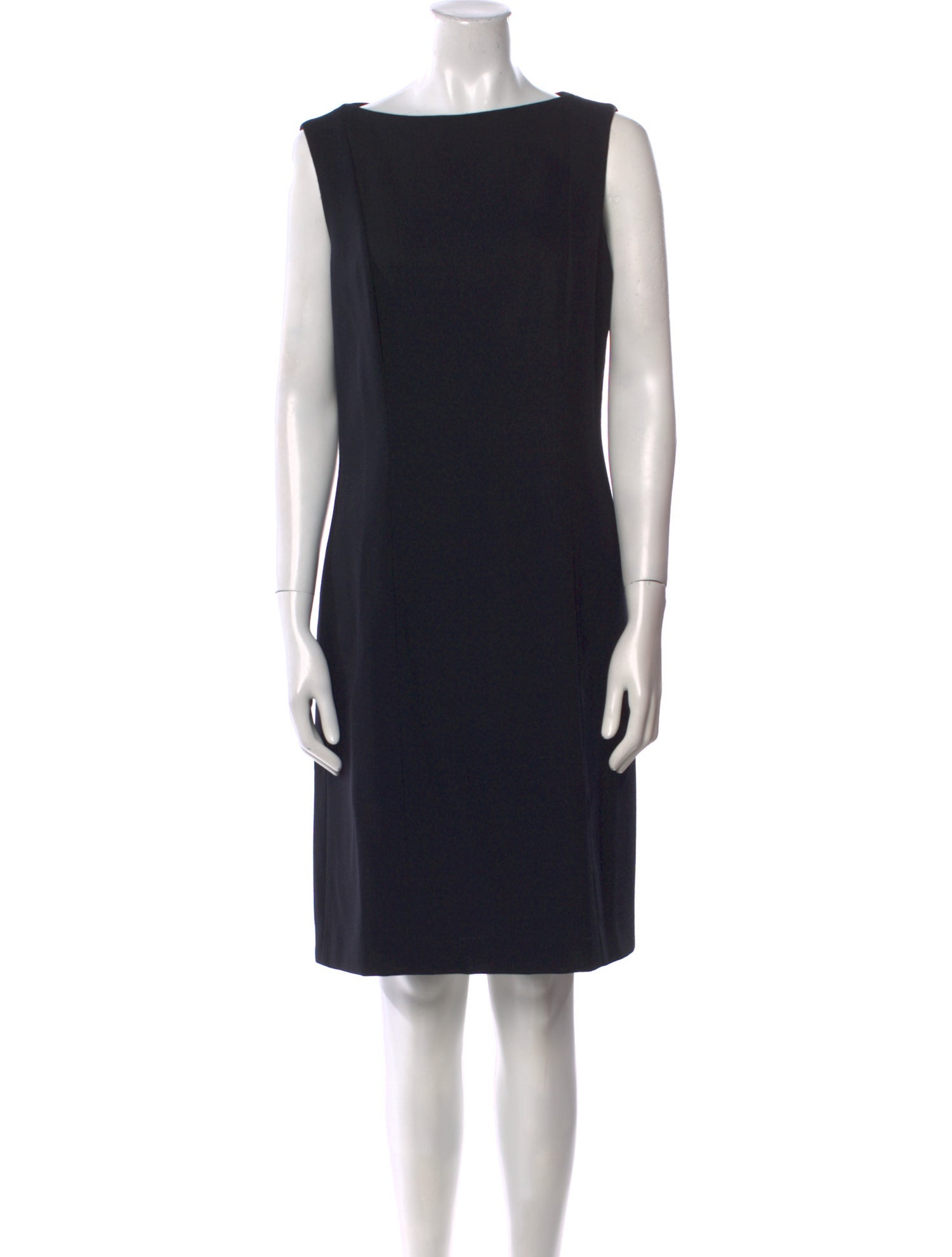 Giorgio Armani Bateau Neckline Knee-Length Dress