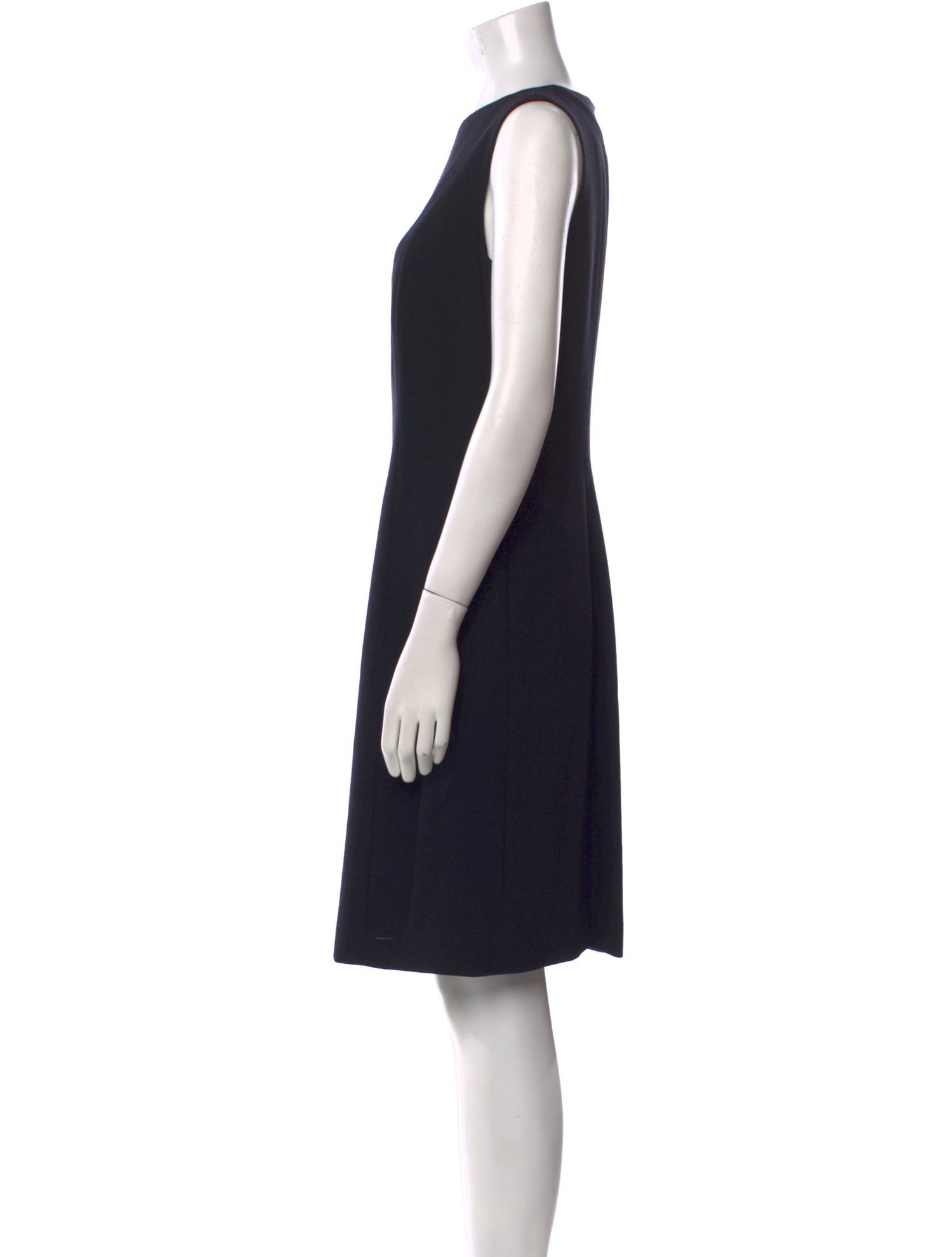 Giorgio Armani Bateau Neckline Knee-Length Dress