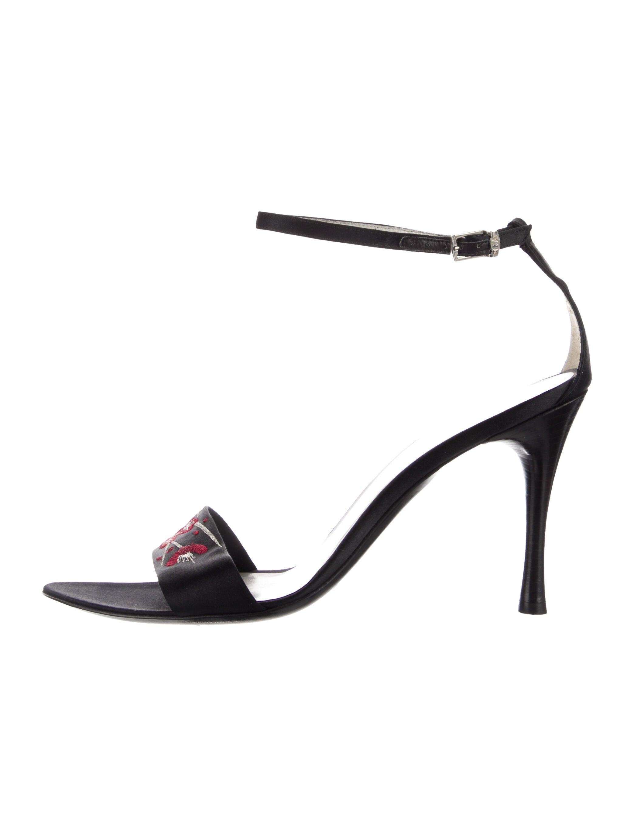 Giorgio Armani Satin Sandals