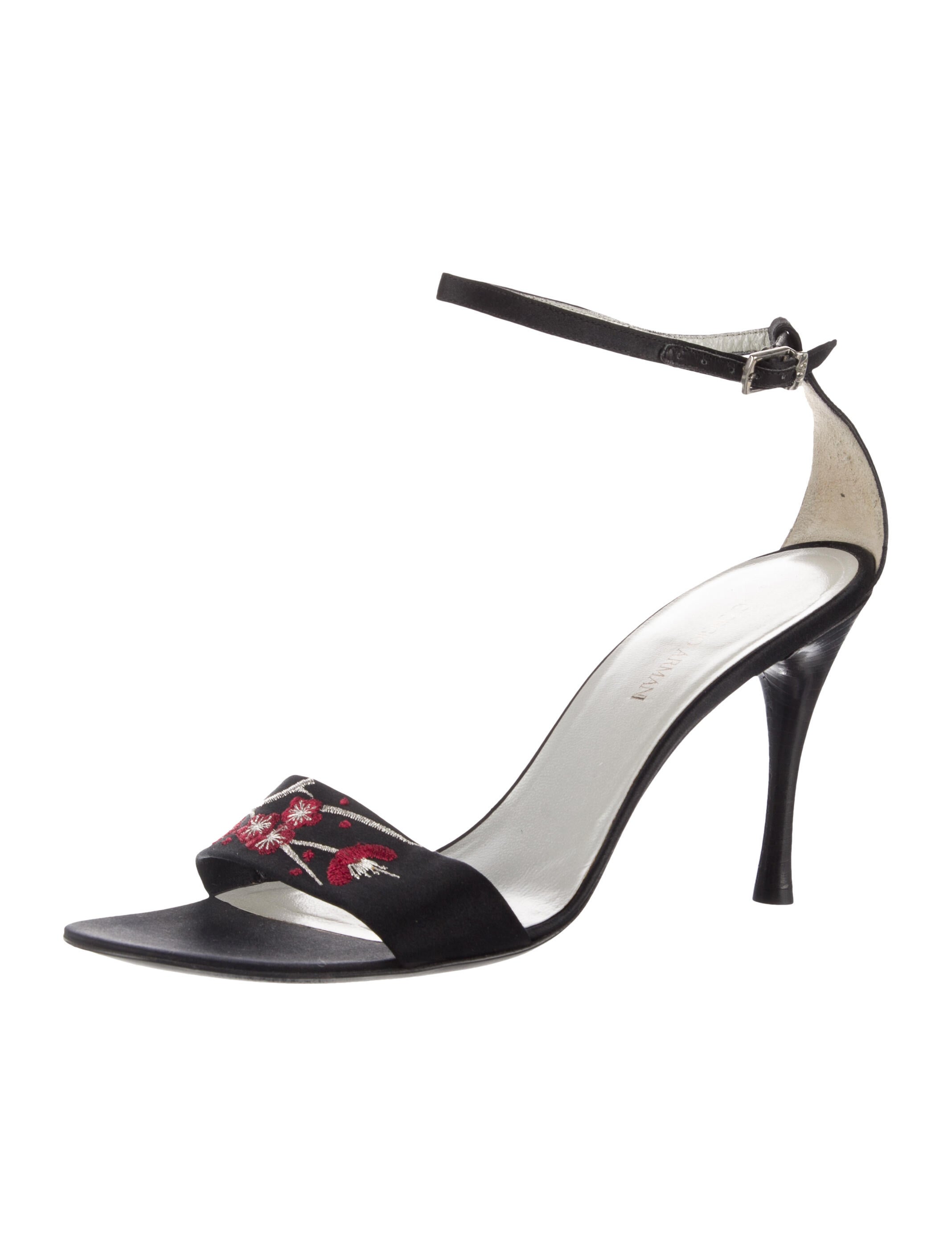 Giorgio Armani Satin Sandals