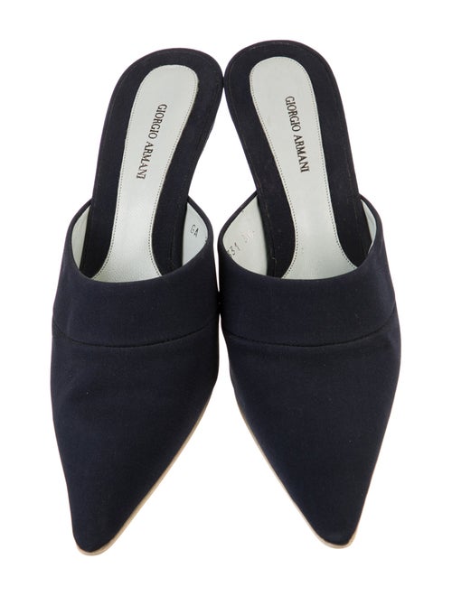 Giorgio Armani Satin Mules