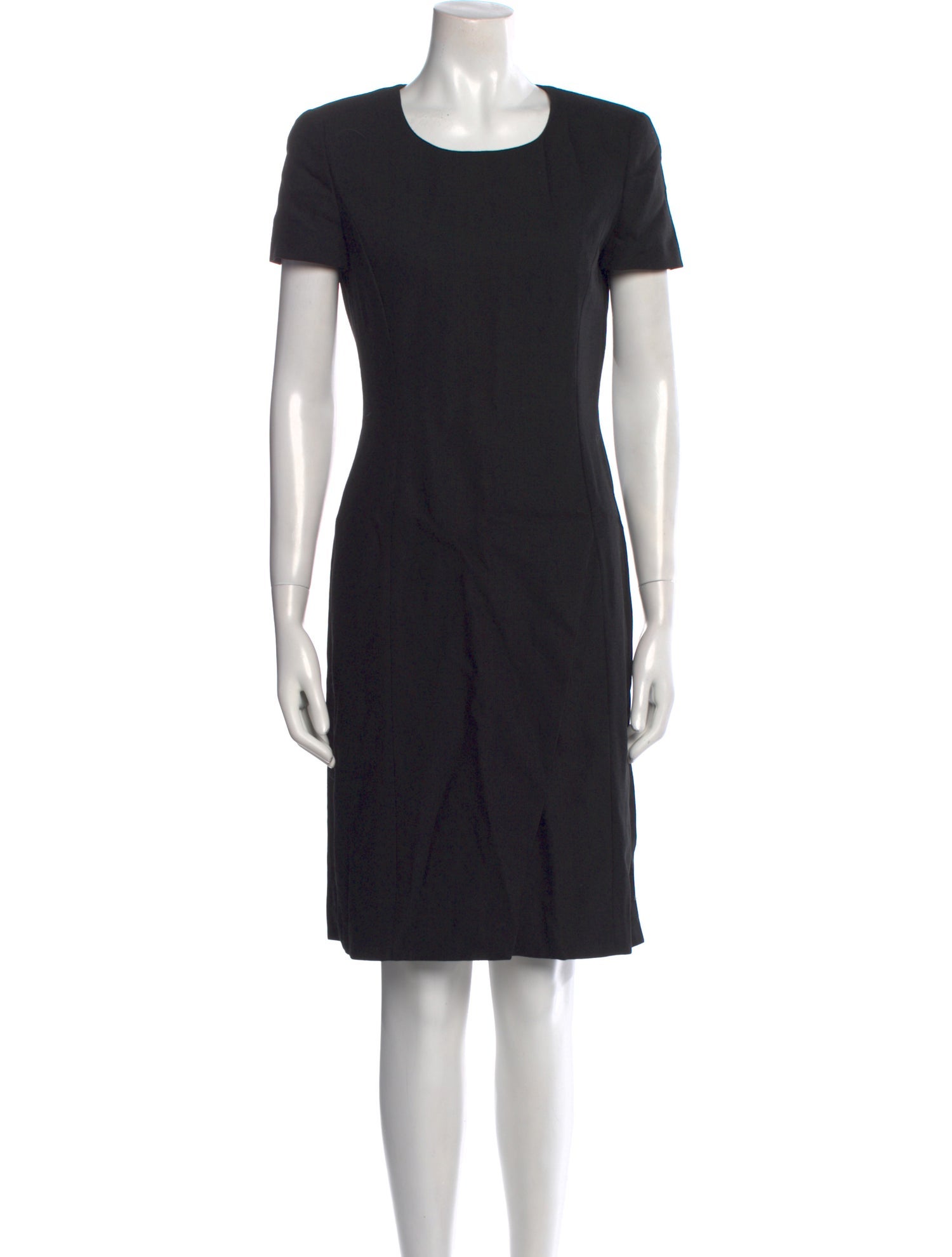 Giorgio Armani Virgin Wool Knee-Length Dress w/ Tags