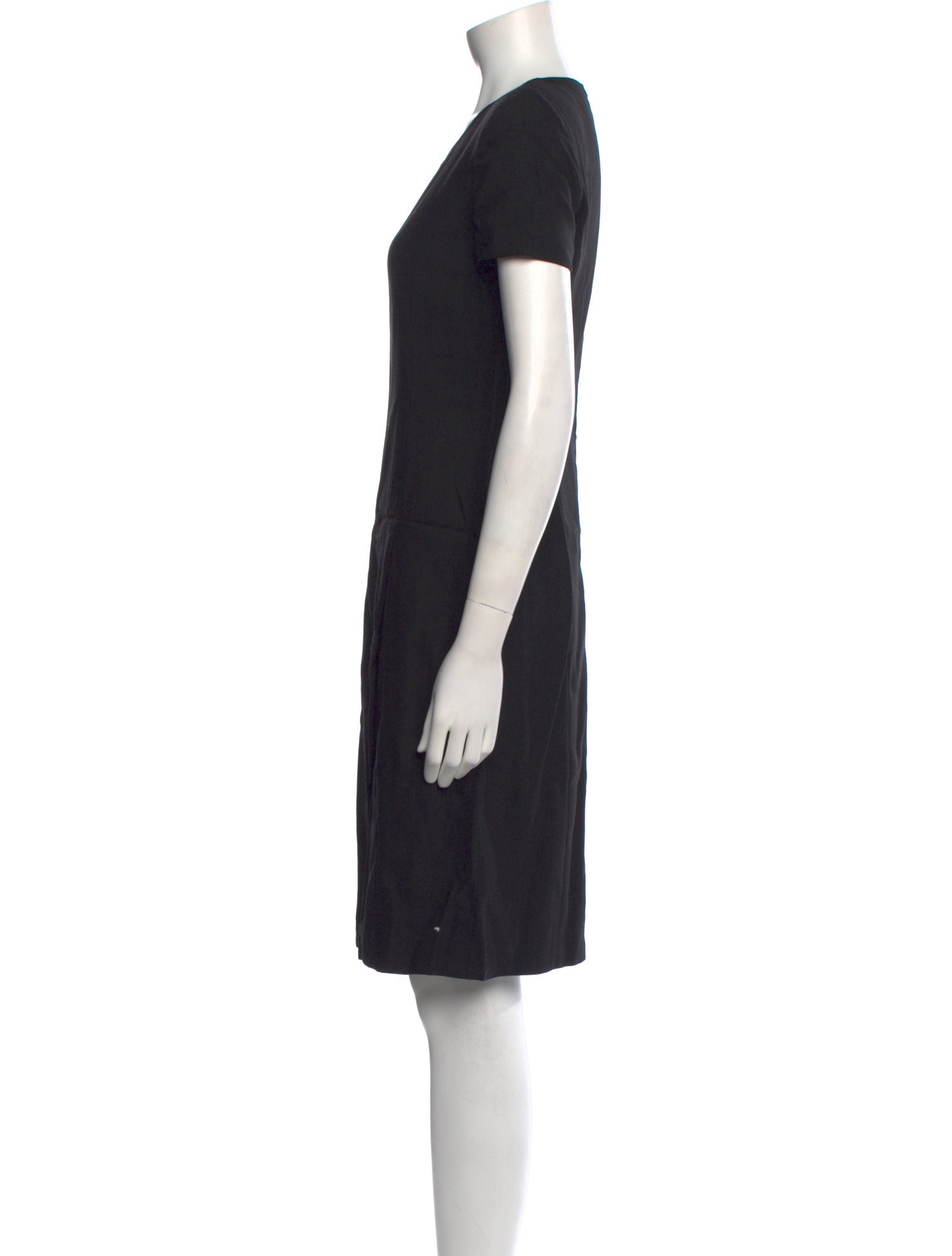 Giorgio Armani Virgin Wool Knee-Length Dress w/ Tags