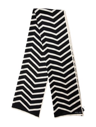 Giorgio Armani Cashmere Striped Scarf