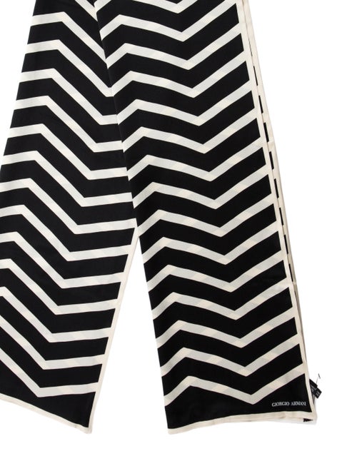 Giorgio Armani Cashmere Striped Scarf