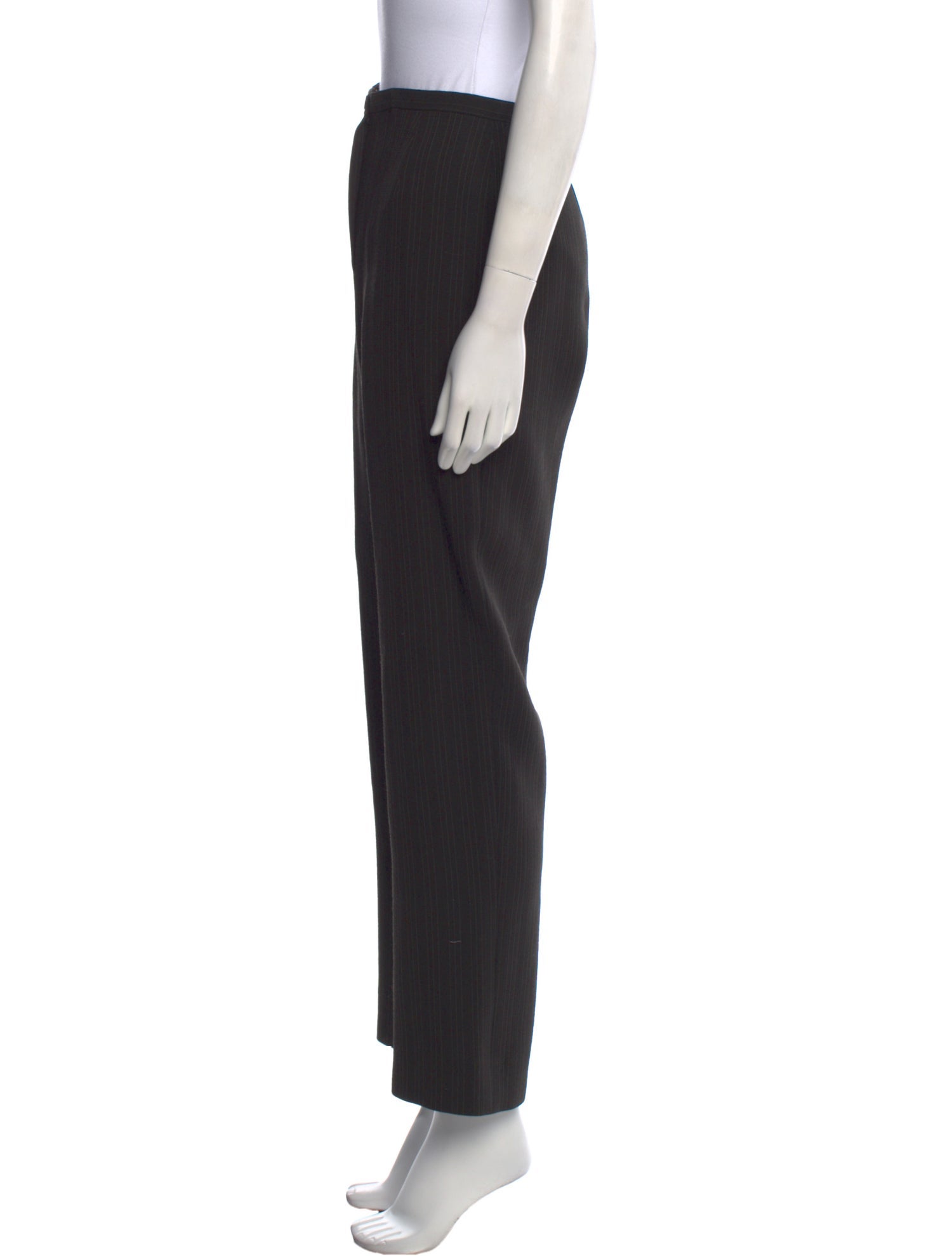 Giorgio Armani Virgin Wool Straight Leg Pants