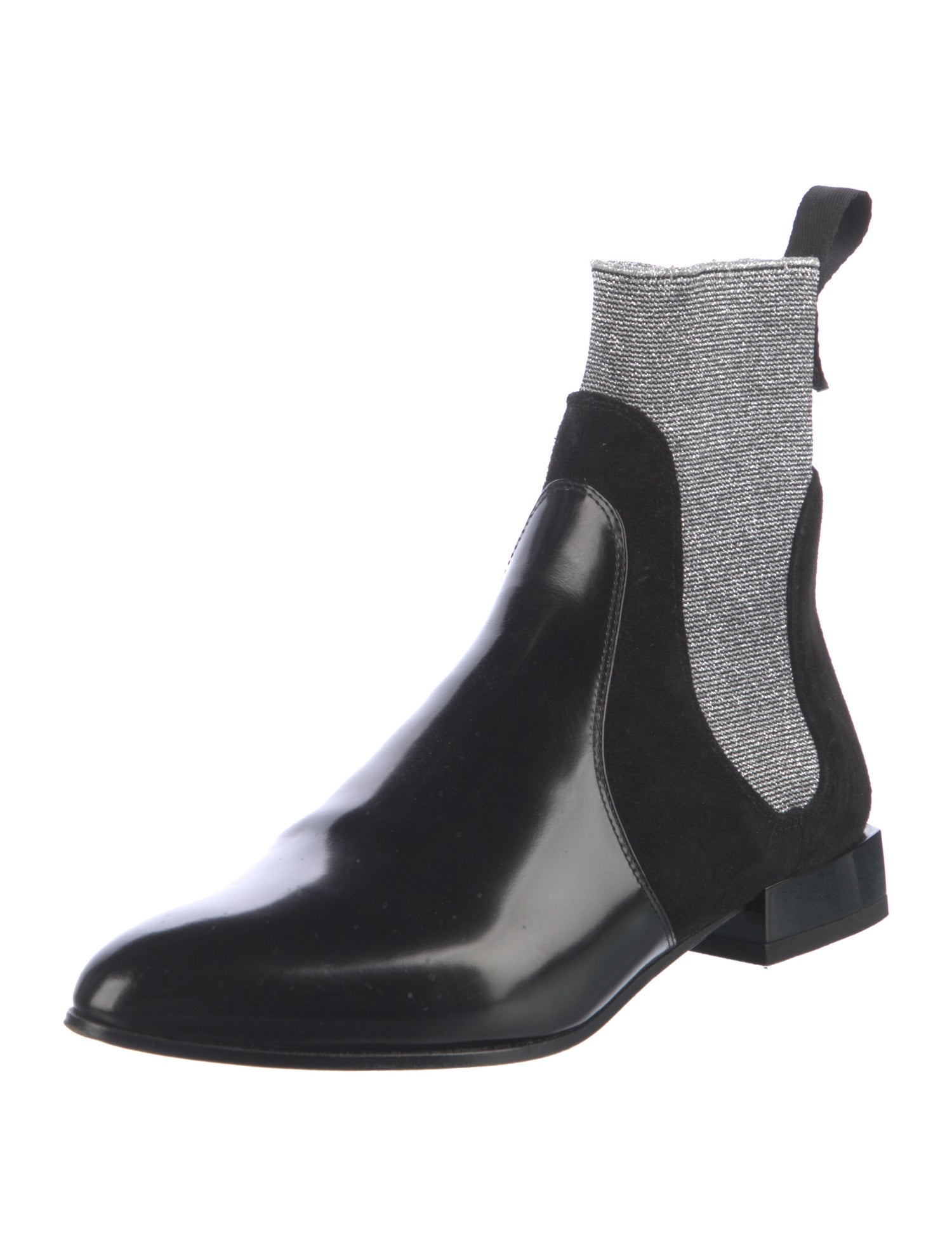 Giorgio Armani Leather Chelsea Boots