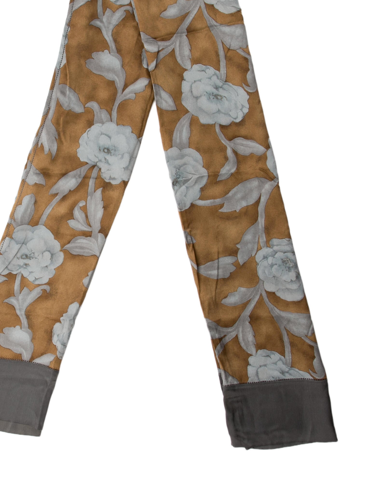 Giorgio Armani Silk Floral Print Scarf