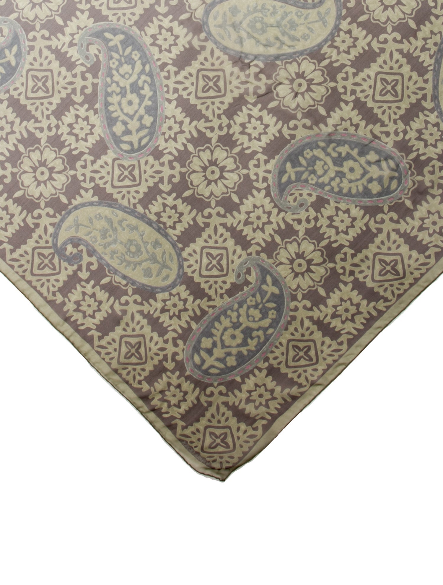 Giorgio Armani Silk Paisley Print Scarf