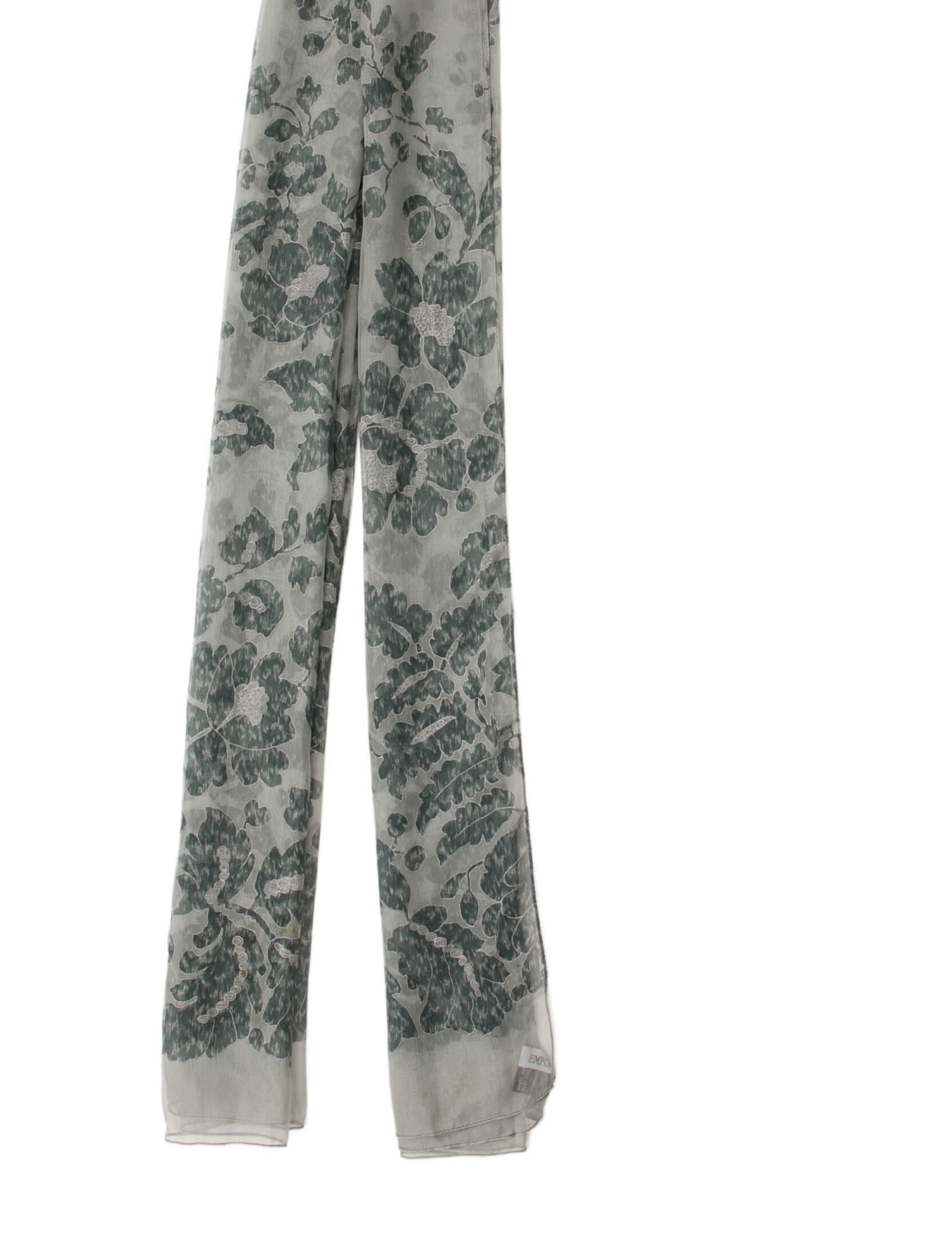 Giorgio Armani Silk Floral Print Scarf