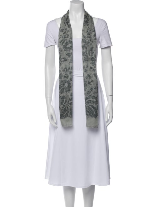 Giorgio Armani Silk Floral Print Scarf