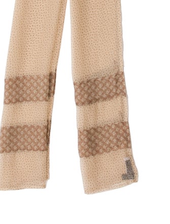 Giorgio Armani Silk Striped Scarf