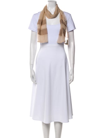 Giorgio Armani Silk Striped Scarf