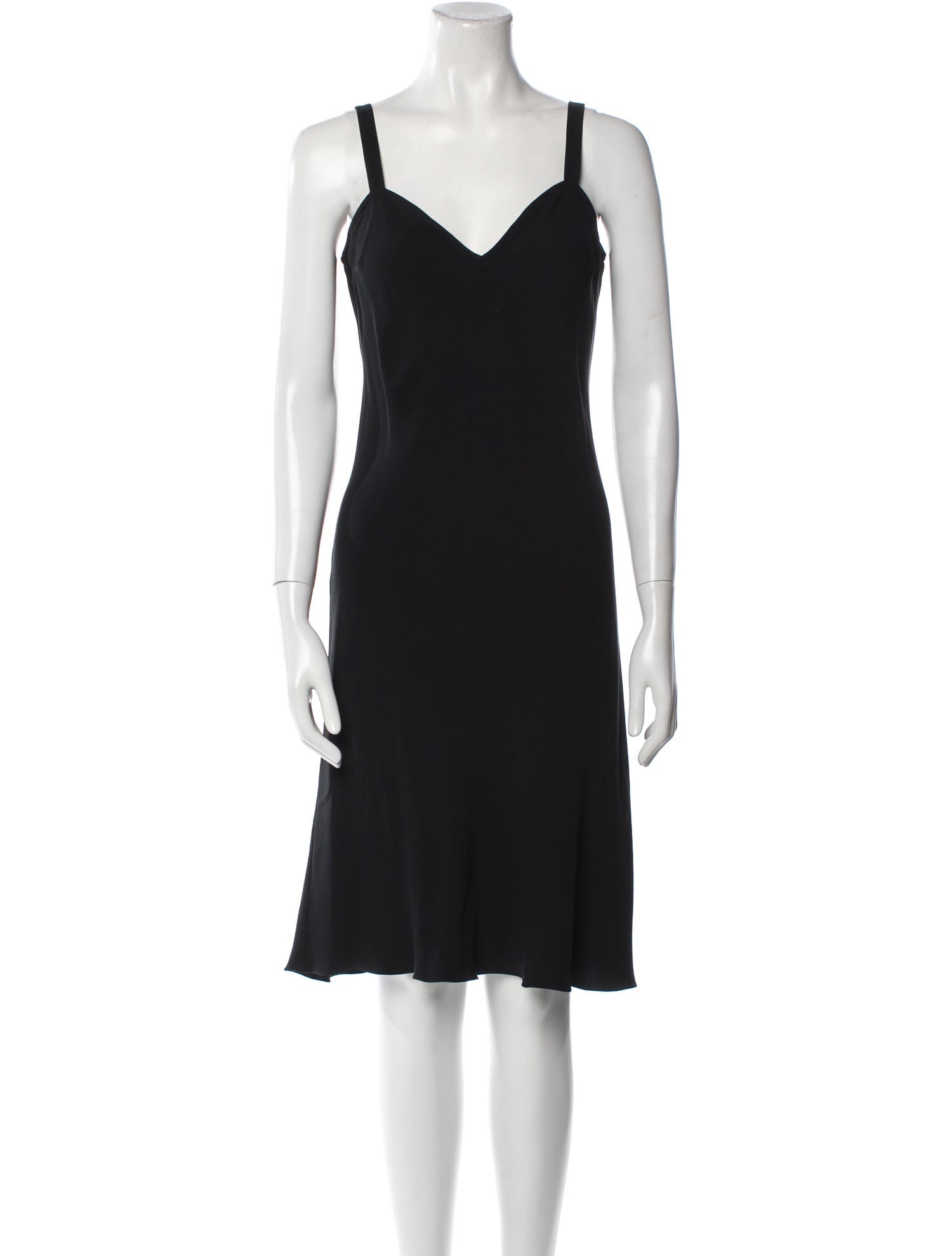 Giorgio Armani V-Neck Knee-Length Dress