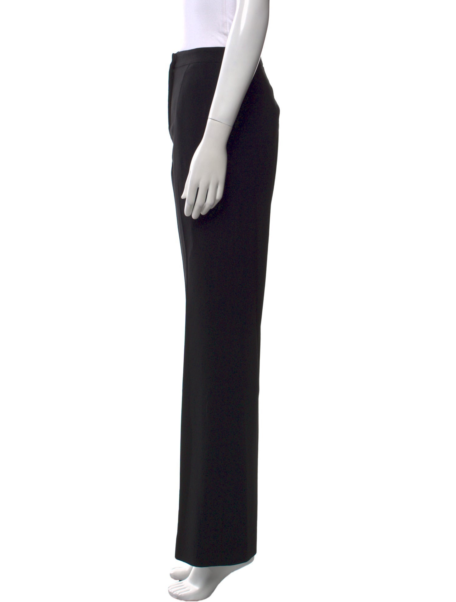 Giorgio Armani Virgin Wool Wide Leg Pants