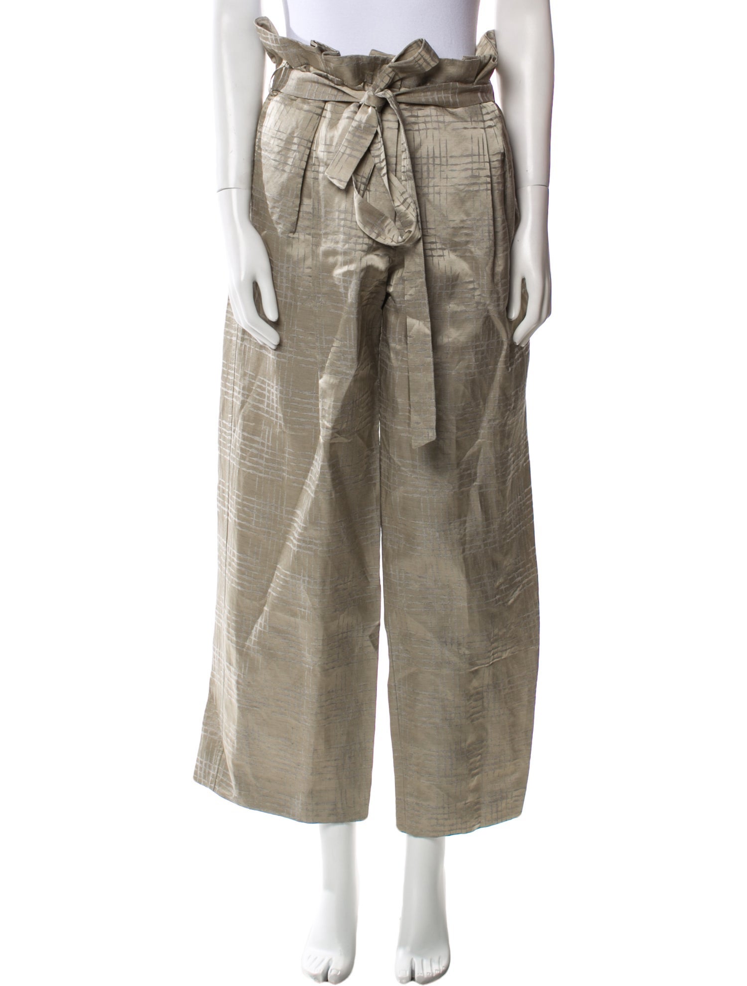Giorgio Armani Linen Wide Leg Pants
