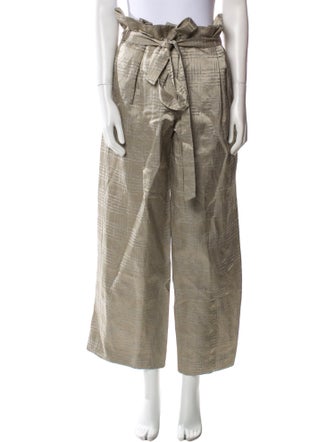 Giorgio Armani Linen Wide Leg Pants