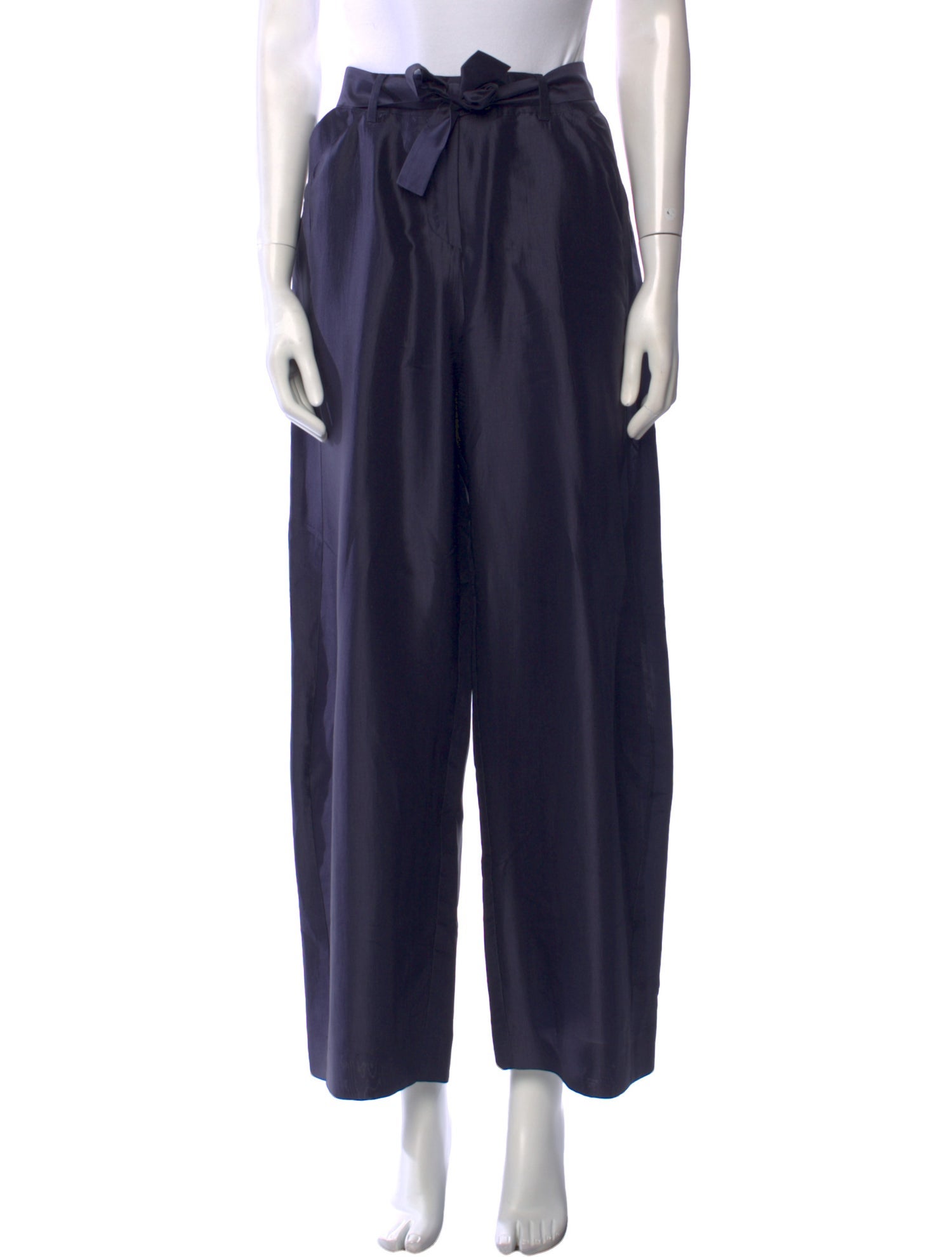 Giorgio Armani Silk Wide Leg Pants