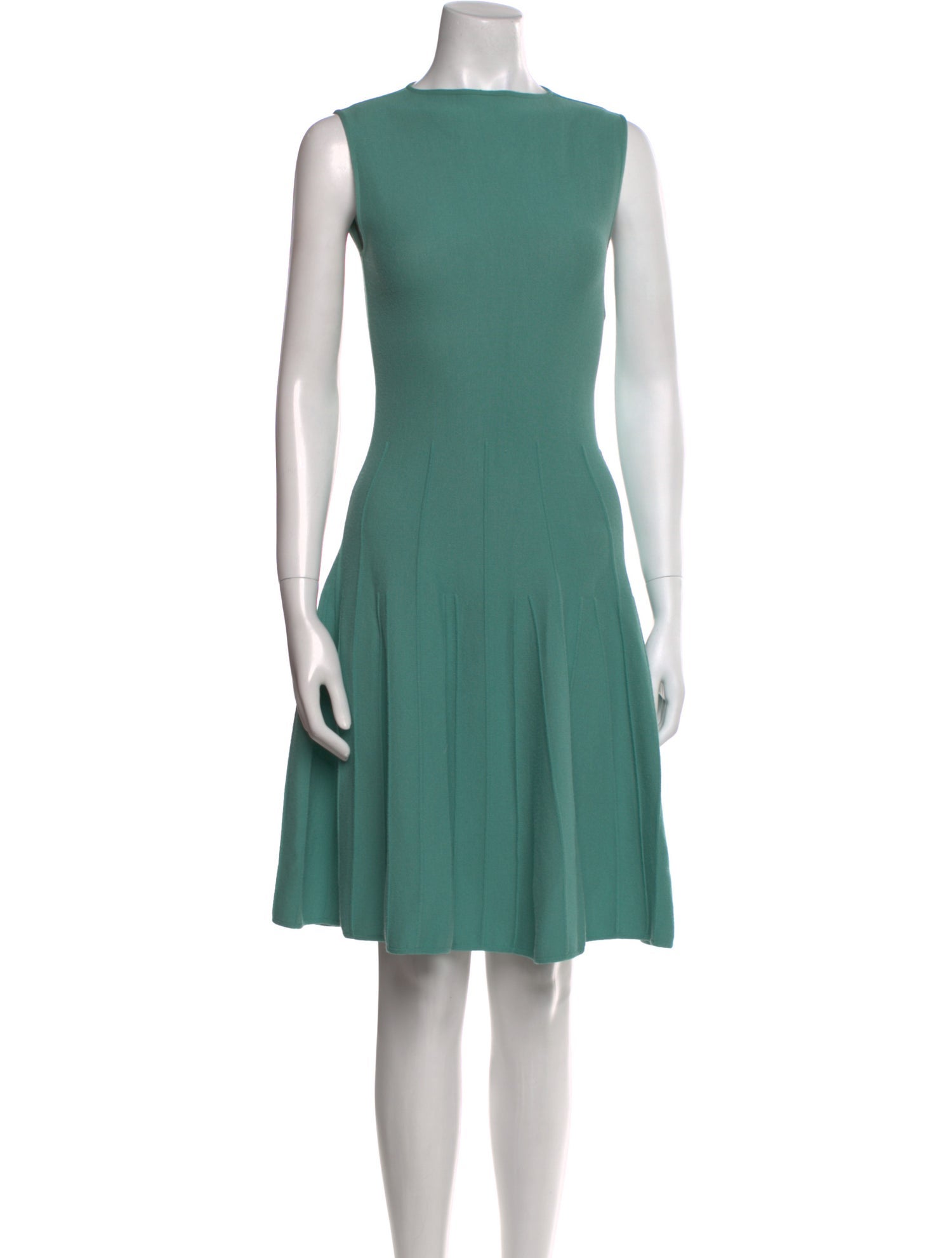 Giorgio Armani Bateau Neckline Midi Length Dress