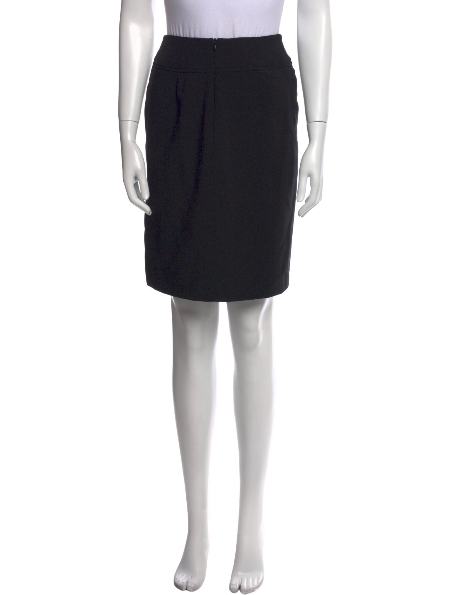 Giorgio Armani Virgin Wool Knee-Length Skirt