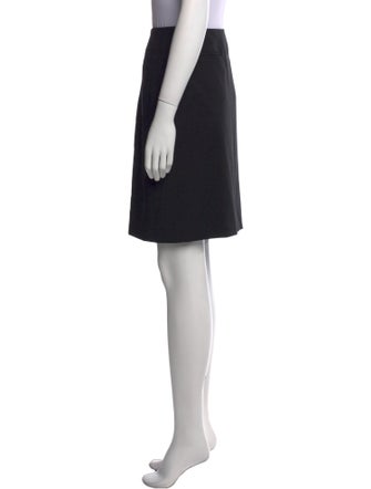 Giorgio Armani Virgin Wool Knee-Length Skirt