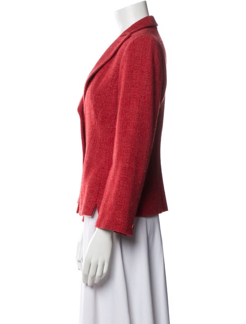 Giorgio Armani Cashmere Tweed Pattern Blazer