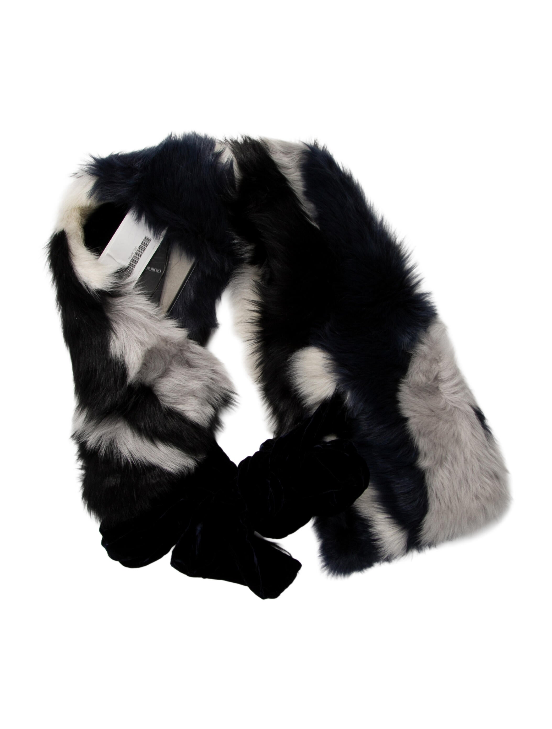 Giorgio Armani Silk Printed Scarf w/ Tags