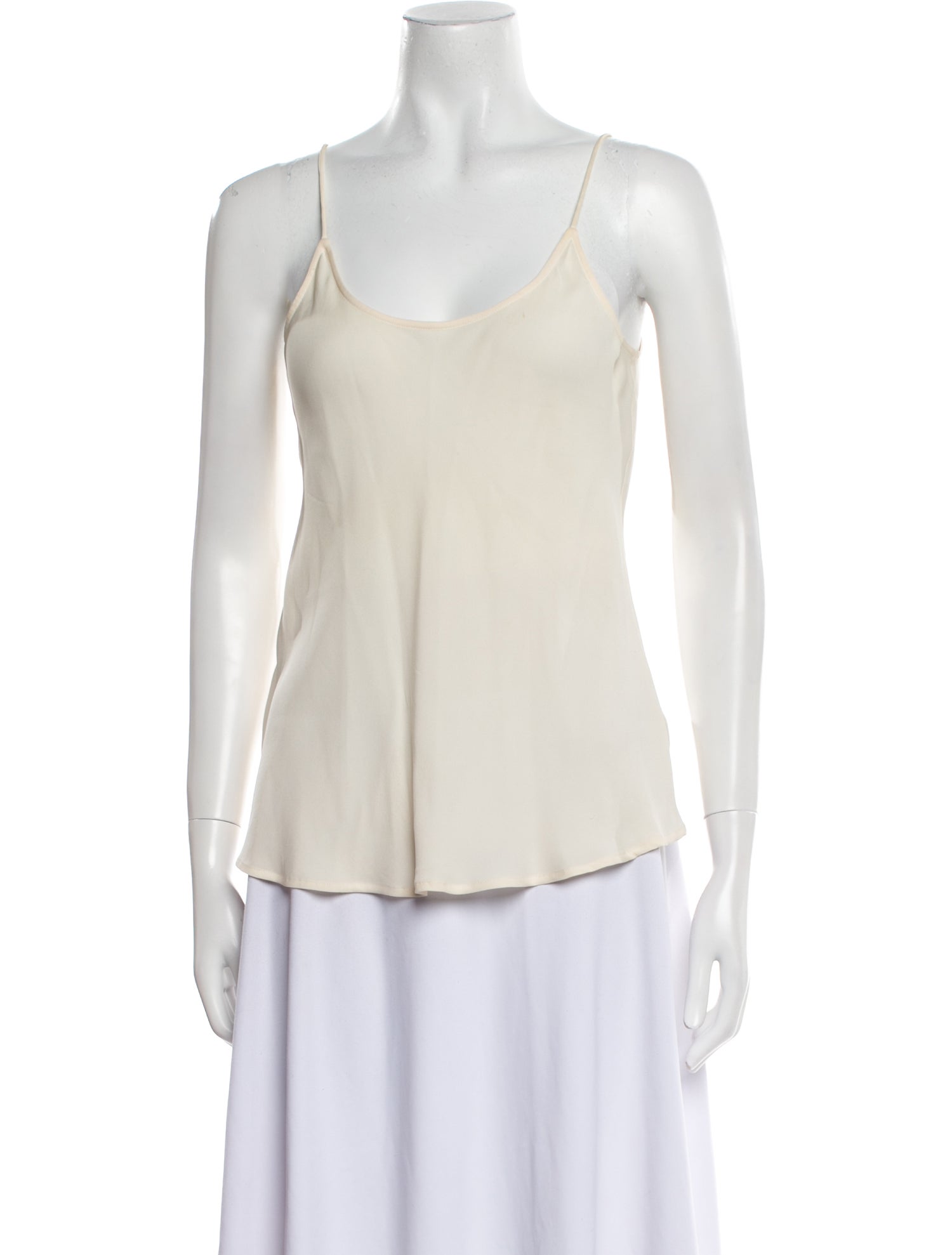 Giorgio Armani Silk Scoop Neck Top